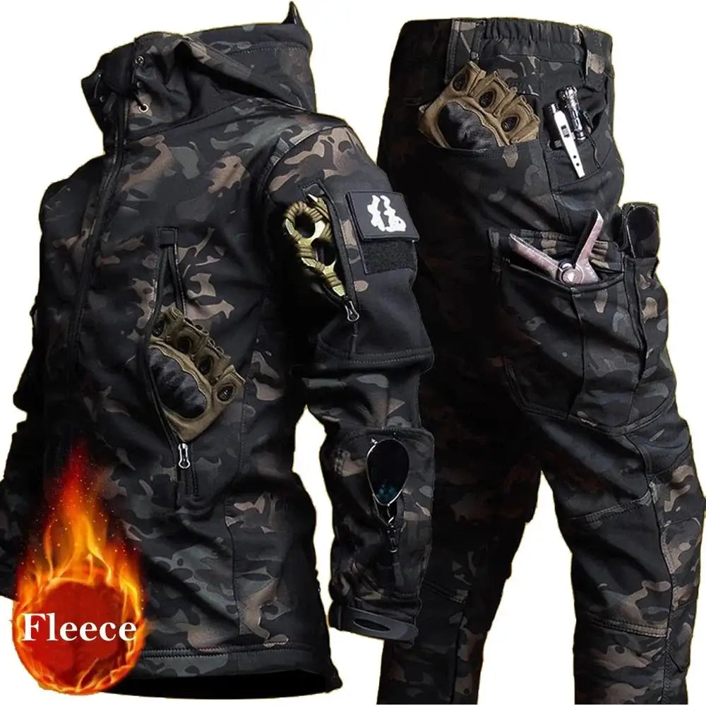 Tactical Outdoor Winter Jacket Set