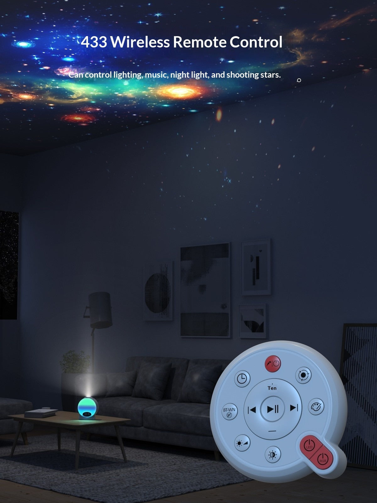 Colorful Lighting Galaxy Projector Lights